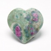 珍品!大特価!ルビー・イン・ゾイサイトのハート　 No.17　　sale14　　crystal1