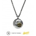BARNS バーンズ NORTH WORKS ノースワークス 10セントコイン|スマイルマーク|ペンダントトップ『SMILE 10￠ Pendant』【アメカジ・ワーク】BR-7090B