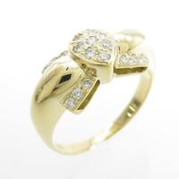 K18YG ダイヤモンドリング