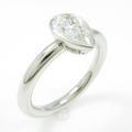 ティファニー ビゼット リング 0．73ct・G・VVS2・ペアシェイプ