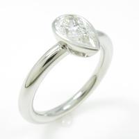 ティファニー ビゼット リング 0．73ct・G・VVS2・ペアシェイプ