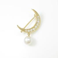 ミキモト ムーン アコヤパールブローチ10％引き