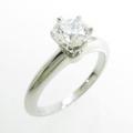ティファニー クラッシックソリティア リング 0．76ct