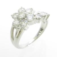 PT フラワー ダイヤモンドリング