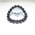 RE0563　【稀少】　ブラックルチルクォーツＳＡ　１０．５ｍｍ　ブレスレット