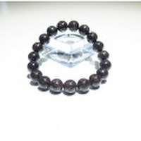 RE0563　【稀少】　ブラックルチルクォーツＳＡ　１０．５ｍｍ　ブレスレット