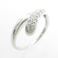 K18WG ダイヤモンドリング