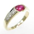 750YG／750WG ルビーリング