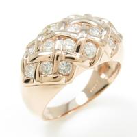 K18PG ダイヤモンドリング30％引き