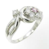 PT フラワー ダイヤモンドリング