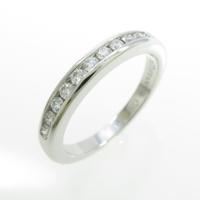 ティファニー ハーフサークル チャネルセッティング リング10％引き