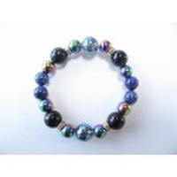 パワーストーンブレスレット　メンズ　ブルー