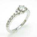 プラチナダイヤモンドリング 0．287ct・F・VS1・3EXT H＆C