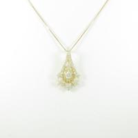 K18YG ダイヤモンドネックレス