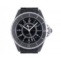 【CHANEL シャネル】J12 H0684 セラミック/ラバー 自動巻 デイト メンズ 9859-0