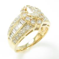 K18YG ダイヤモンドリング