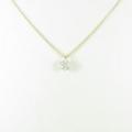 【リメイク】K18YG ダイヤモンドネックレス 0．431ct・I・SI1・GOOD