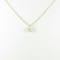 【リメイク】K18YG ダイヤモンドネックレス 0．431ct・I・SI1・GOOD