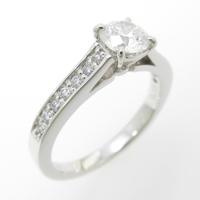 【リメイク】プラチナダイヤモンドリング 0．439ct・D・VS2・EX H＆C