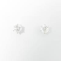 【リメイク】ST／プラチナダイヤモンドピアス 0．329ct・0．341ct・G・SI2・GOOD