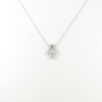 K18WG ダイヤモンドネックレス