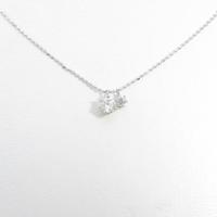 K18WG ダイヤモンドネックレス