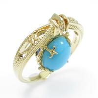 K18YG カラーストーンリング