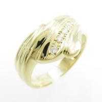 K18YG ダイヤモンドリング