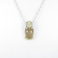 K18YG／PT／750WG ルチルクオーツネックレス10％引き