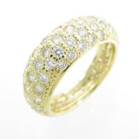 750YG フルエタニティ ダイヤモンドピンキーリング10％引き