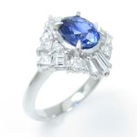 PT サファイヤダイヤモンドリング