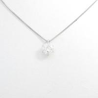【リメイク】プラチナダイヤモンドネックレス 0．804ct・H・SI2・GOOD