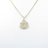 K18YG ダイヤモンドネックレス