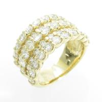 K18YG ダイヤモンドリング