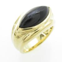 750YG オニキスリング