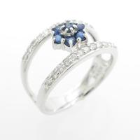 K14WG サファイヤリング