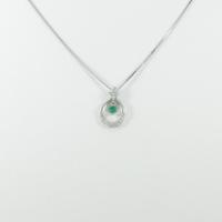 K18WG エメラルドネックレス20％引き
