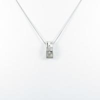 K18WG ダイヤモンドネックレス