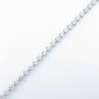 K18WG ダイヤモンドブレスレット