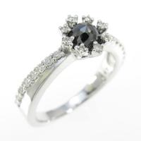 K18WG ダイヤモンドリング