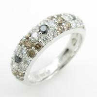 K18WG ダイヤモンドリング