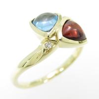 K18YG カラーストーンリング