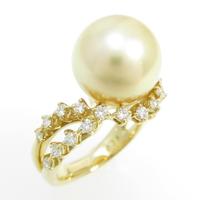 K18YG シロチョウパールリング10％引き