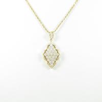 K18YG ダイヤモンドネックレス