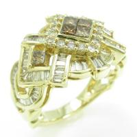 K18YG ダイヤモンドリング