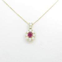 K18YG ルビーネックレス10％引き