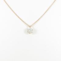 【リメイク】K18PG ダイヤモンドネックレス 0．414ct・J・SI1・GOOD