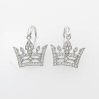 【リメイク】K18WG クラウン ダイヤモンドピアス20％引き