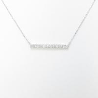 【リメイク】K18WG ダイヤモンドネックレス