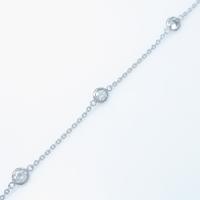 【リメイク】K18WG ダイヤモンドブレスレット